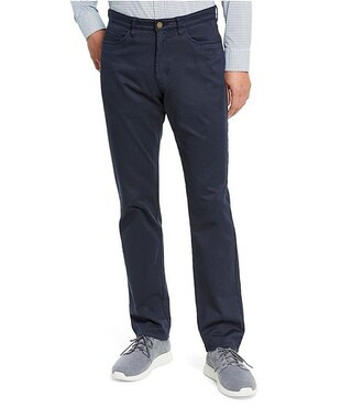 5-Pocket Straight Fit Stretch Pants | Dillard's