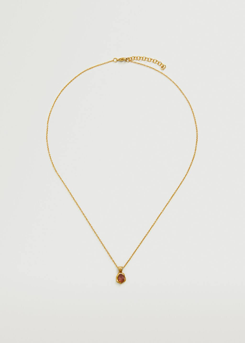 Crystal pendant necklace | MANGO (US)