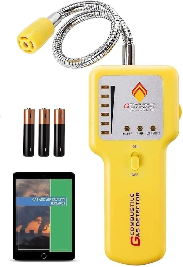 Gas Leak Detector – Portable Natural Gas Sniffer for Propane, Methane, LPG, LNG, Fuel & Sewer G... | Amazon (US)