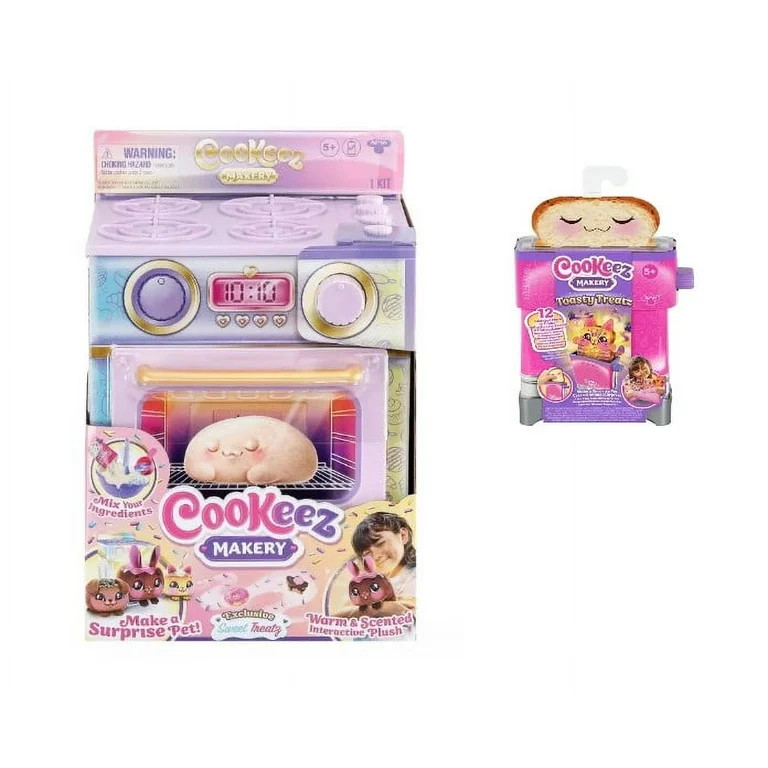 Cookeez Makery Cinnamon Treatz Exclusive Oven with Bonus Toasty Treatz Toaster with Scented Plush... | Walmart (US)