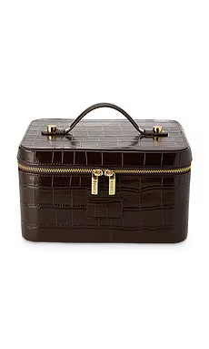 ETOILE COLLECTIVE x REVOLVE Vanity Case in Espresso Croc from Revolve.com | Revolve Clothing (Global)
