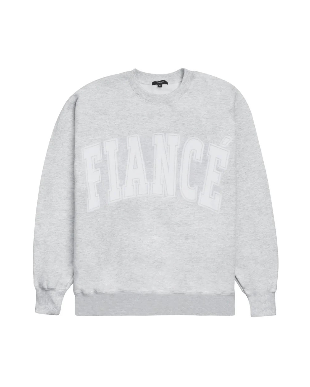 FIANCE SWEATSHIRT GREY/WHITE | The Bar