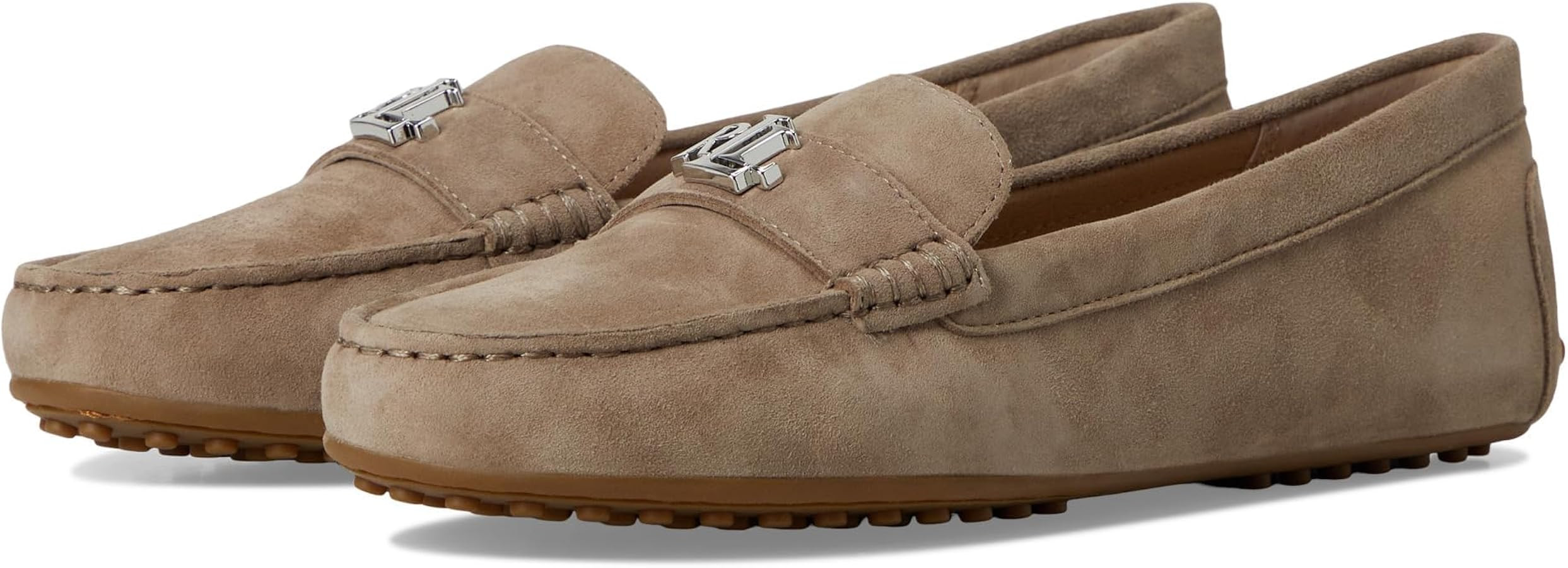 Lauren Ralph Lauren Women's Barnsbury Suede Loafer | Amazon (US)