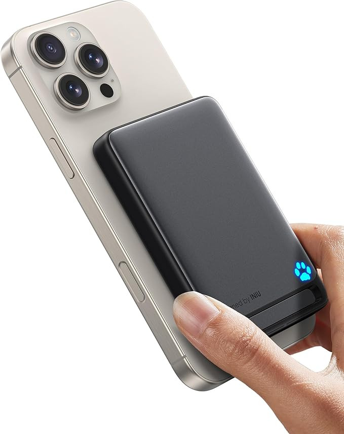 INIU for MagSafe Portable Charger, 45W Slimmest 10000mAh Magnetic Power Bank, Qi2 Certified, with... | Amazon (US)