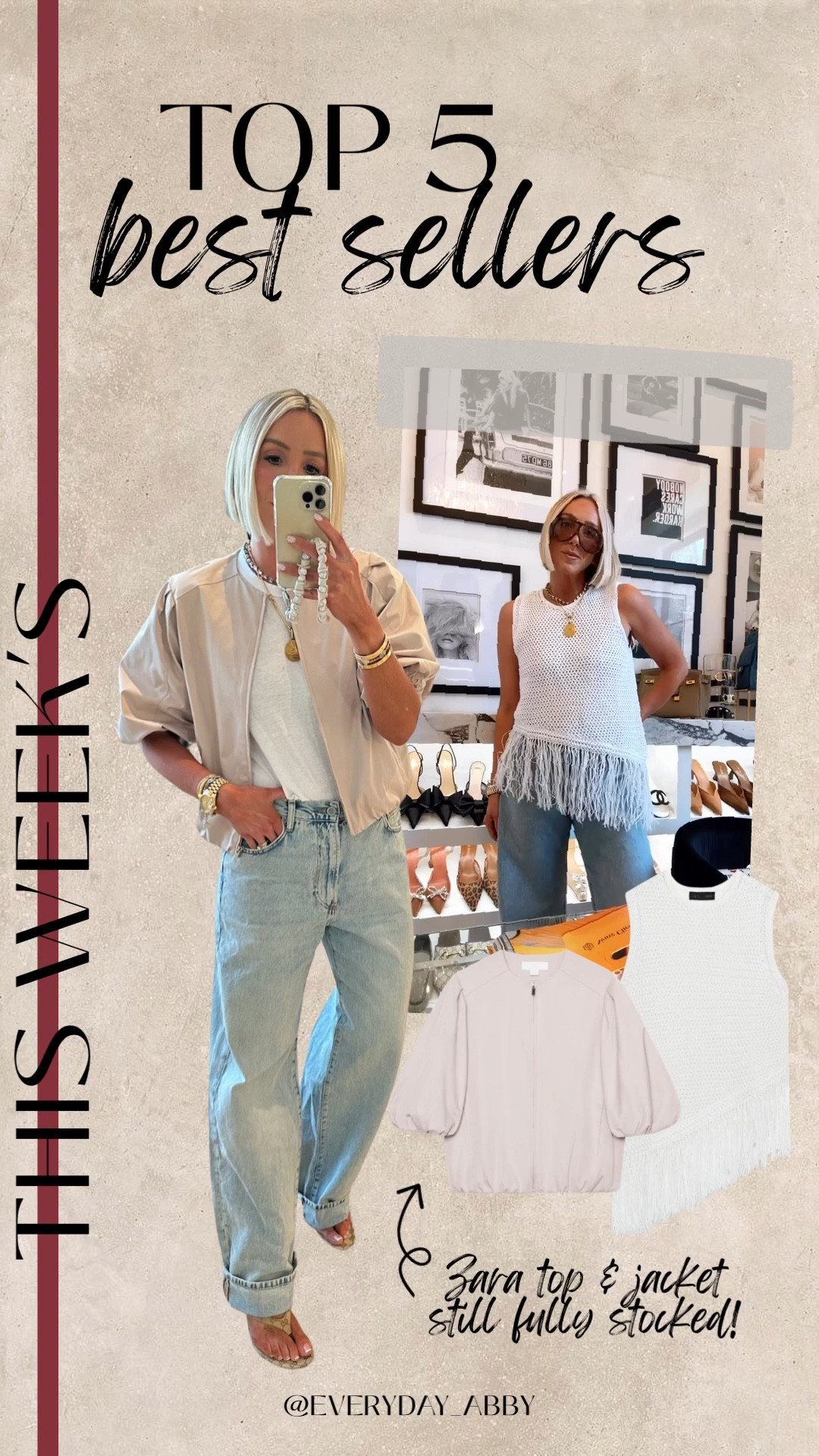 Zara jacket & this fringe top are still in stock! 🔥😍

#LTKgrwm #LTKootd