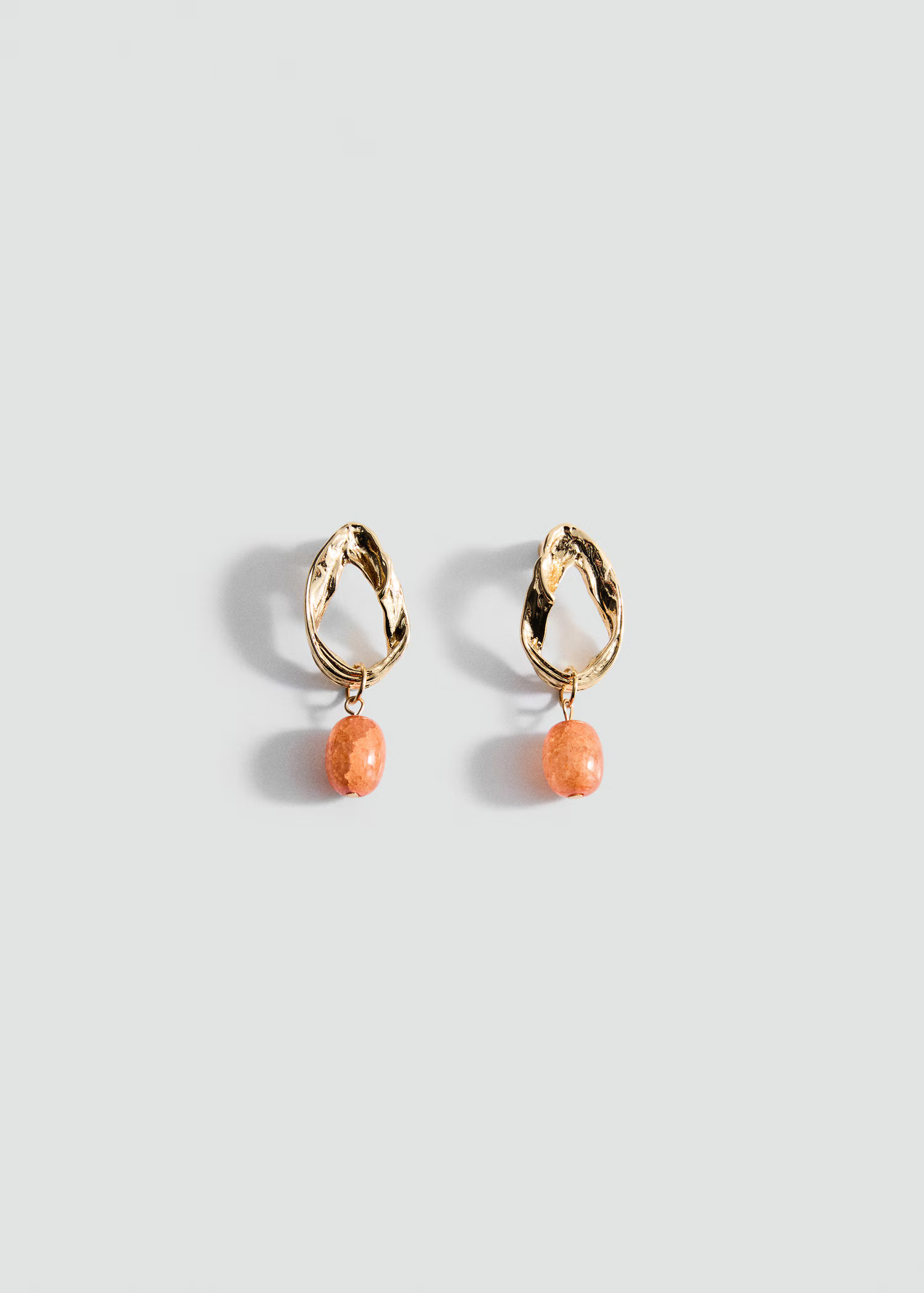 Circular bead-design earrings - Women | MANGO USA | Mango (US/MX/AU)