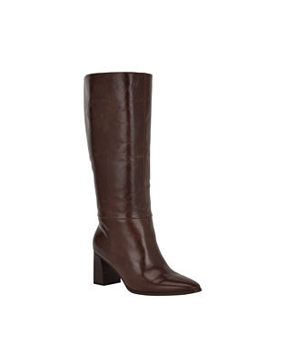 Women's Dawna Block Heel Knee High Tall Shaft Boots | Macy's