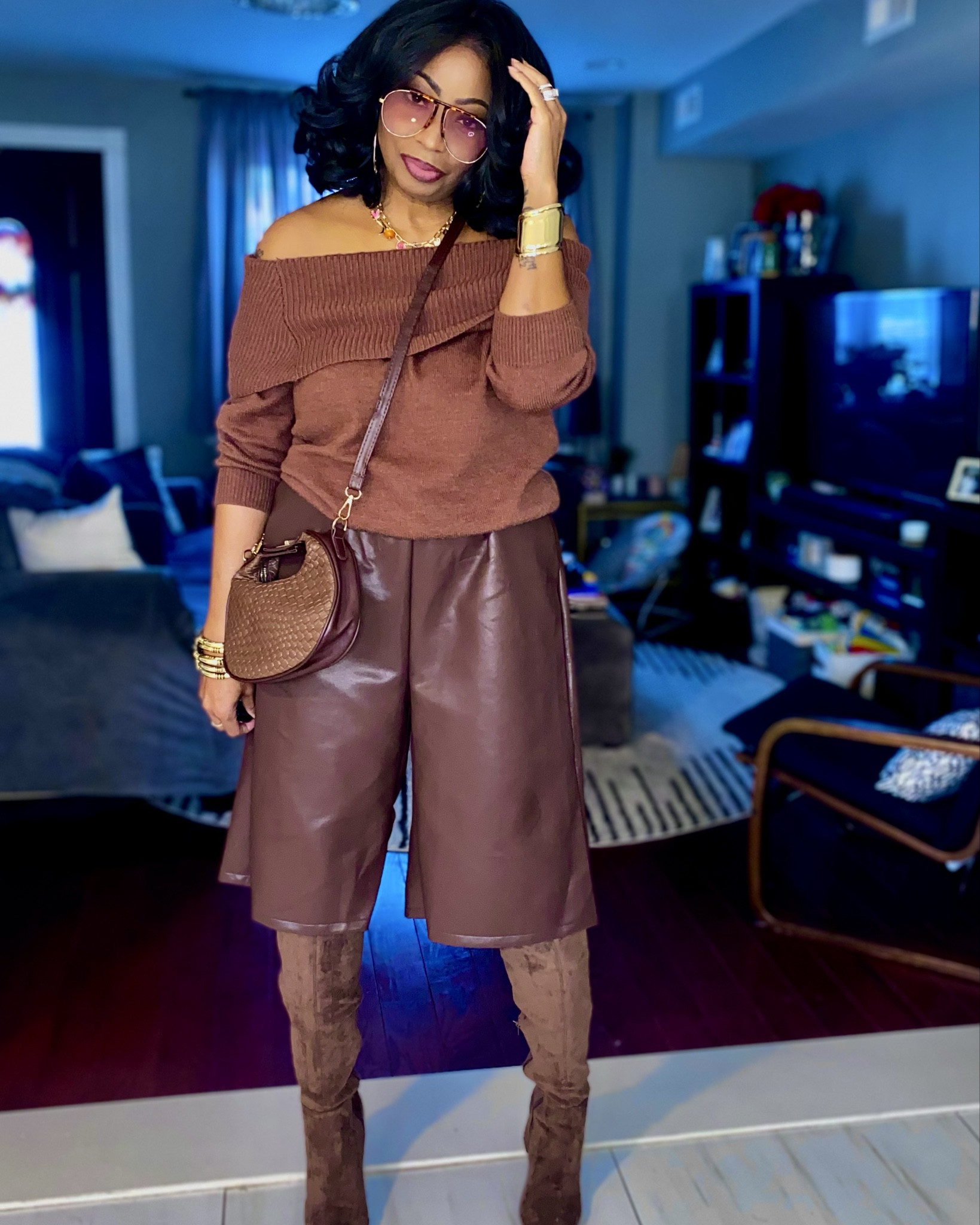 Brown x Brown

#LTKOver40 #LTKBeauty #LTKStyleTip