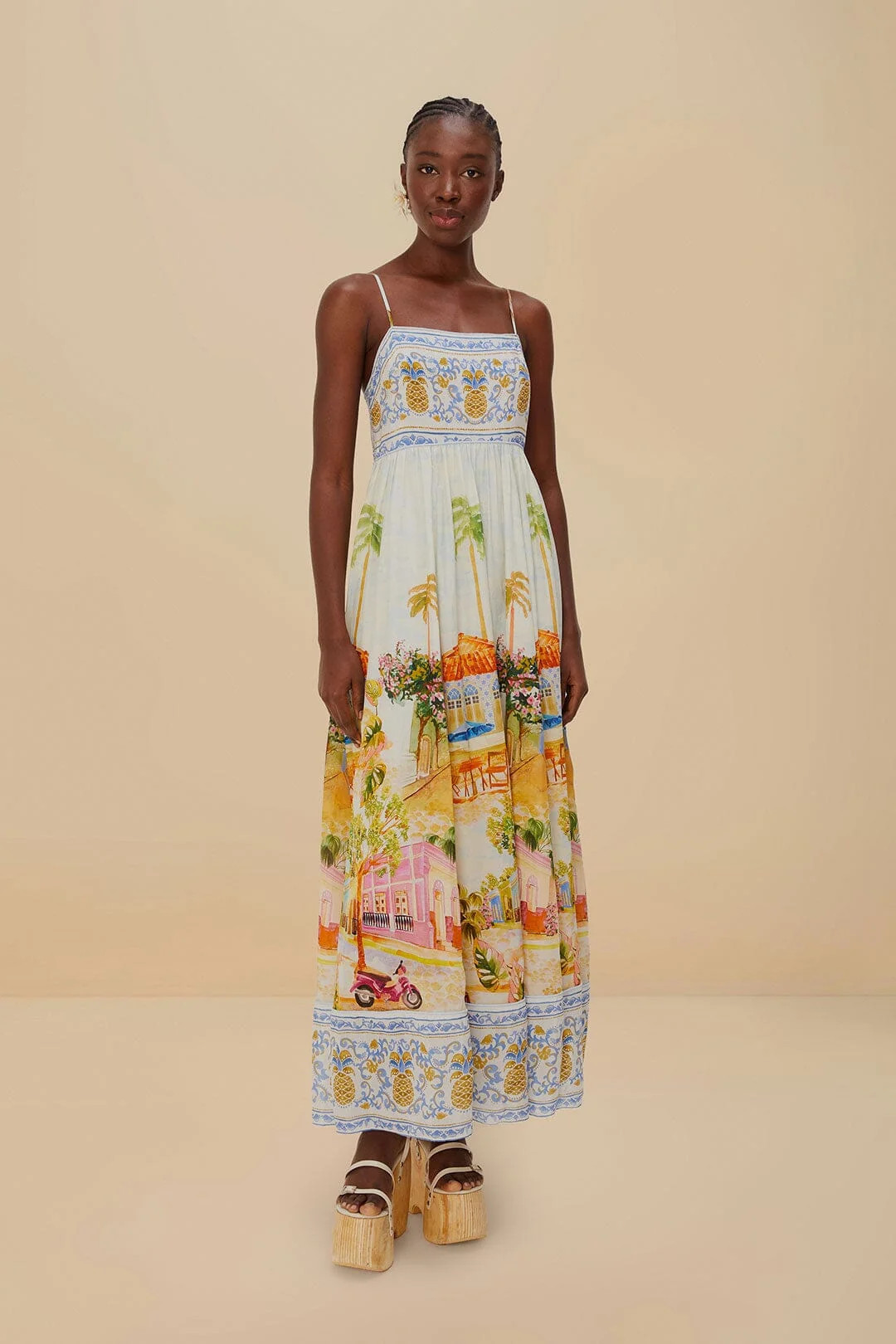 Multicolor Aracati Maxi Dress | Farm Rio UK