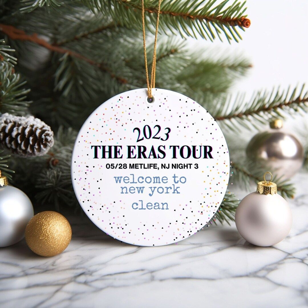 Metlife Night 3 Eras Ornament 2023 Swift Ornament Eras Tour - Etsy | Etsy (US)