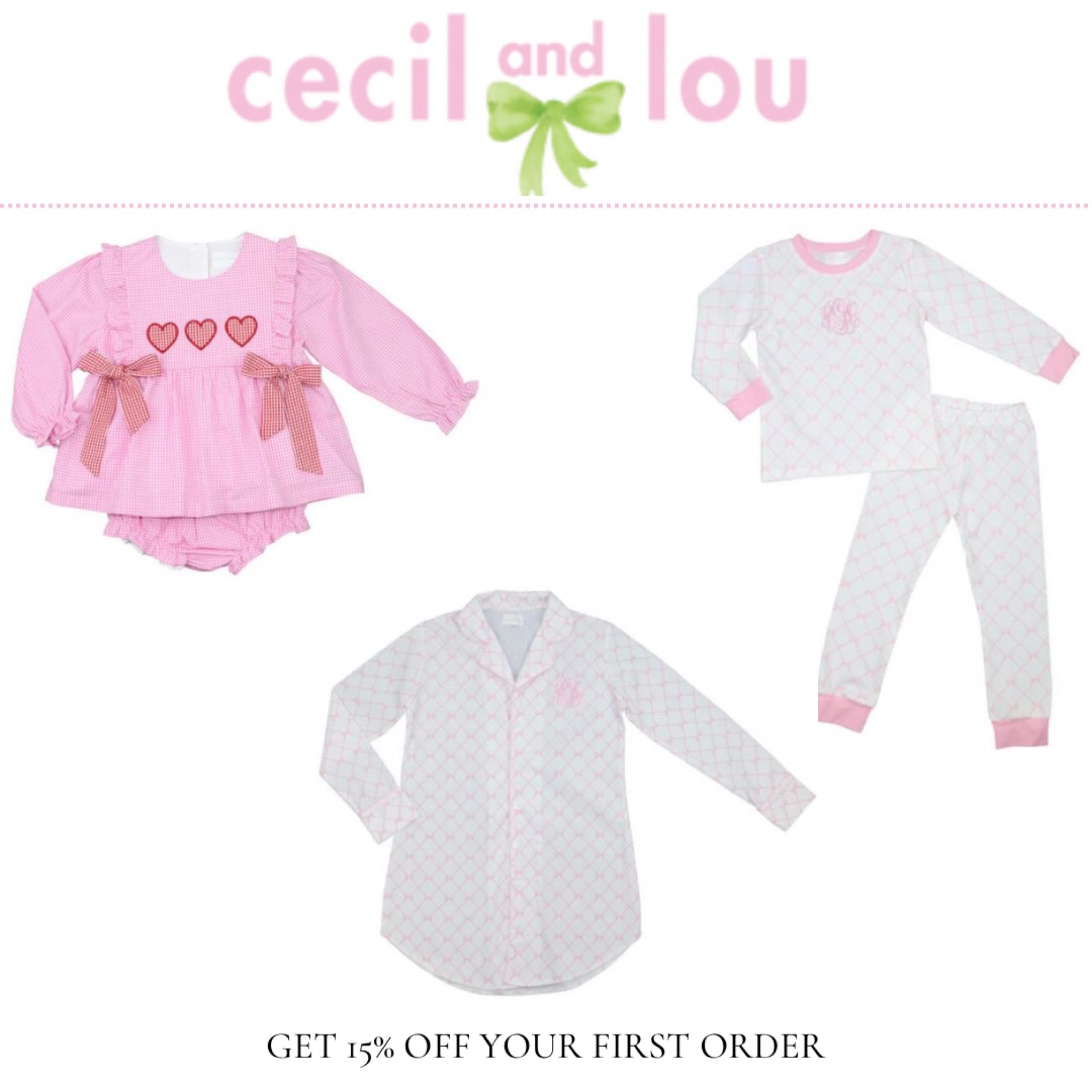 Cecil and Lou outfits💓 #ValentinesDay #MommyandMe #Pajamas #ToddlerOutfits #BabyGirlOutfits #PajamasForWomen #LTKFamily 

#LTKunder50 #LTKbaby #LTKkids