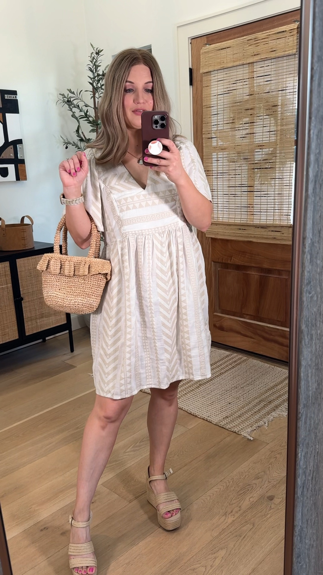 Love this embroidered dress and the pink and orange color option is so fun!! 

#LTKStyleTip #LTKSummerSales #LTKFindsUnder50