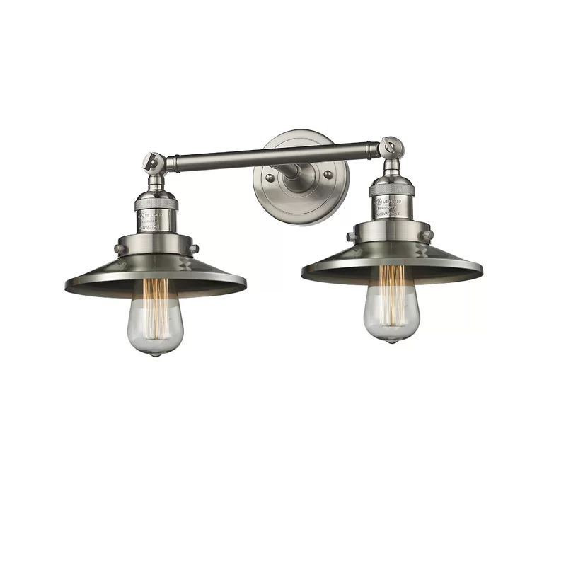 Mikkelsen 2-Light Dimmable Armed Sconce | Wayfair North America