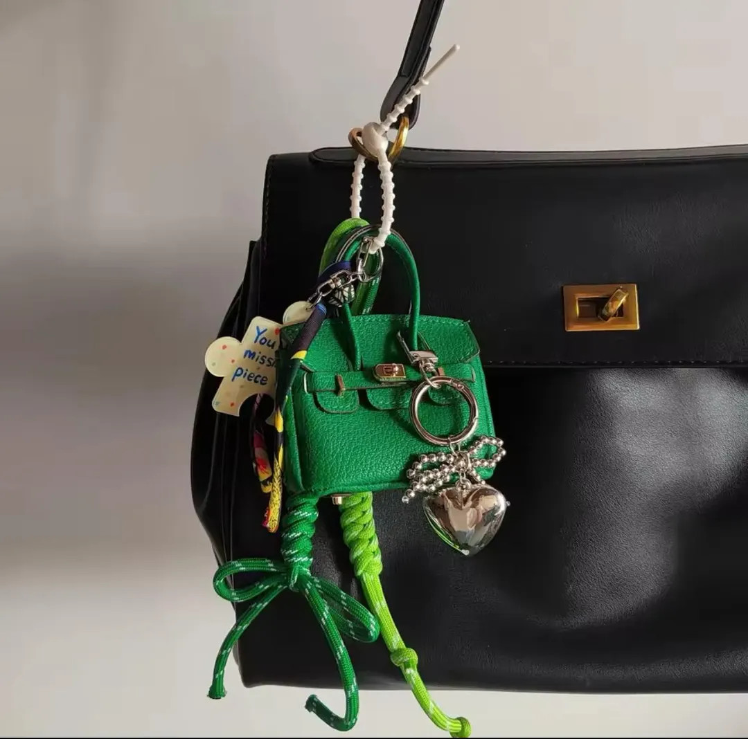 Trinket Bag Charm With Mini Purse, Detachable Handbag Chain Accessories, Jewelry Charms for Fun,h... | Etsy (US)