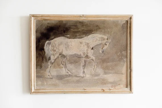 Vintage Horse Print, Instant Download | Etsy (US)