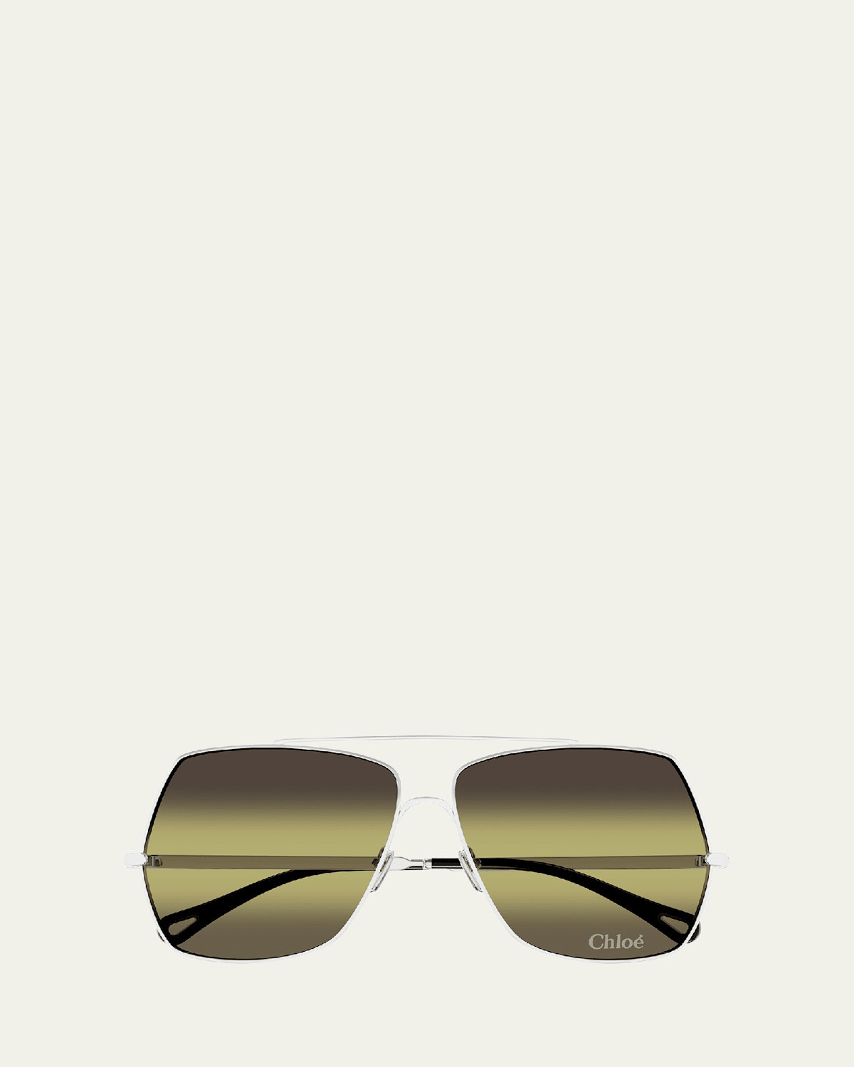 Gradient Aviator Metal Sunglasses | Bergdorf Goodman