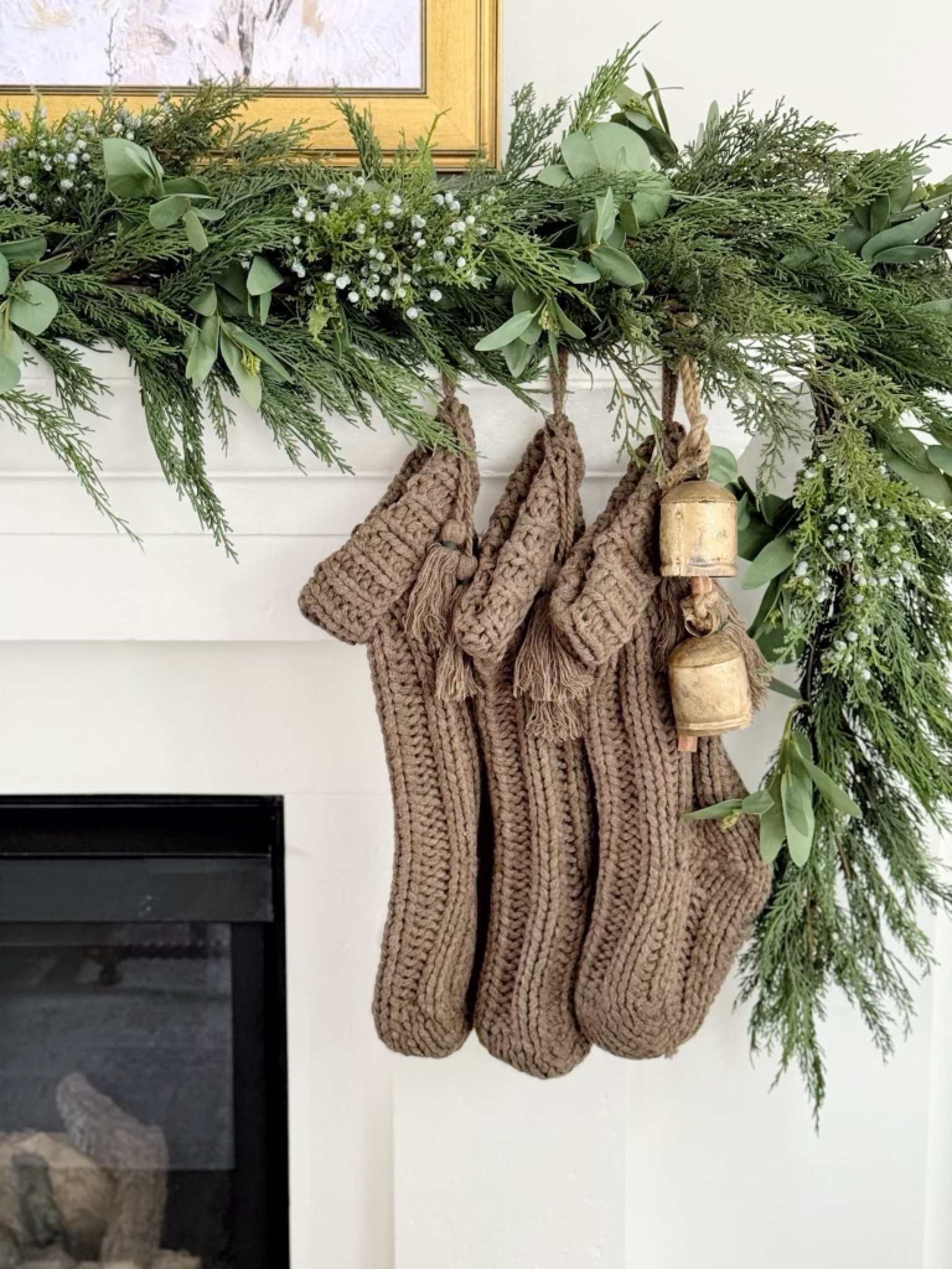 It’s never too early to start planning for your holiday decor… especially when it means finding items before they’re out of stock! I loveeee this mantle ensemble I decorated with last year! Stockings are under $20, brass bells are Pottery Barn looks for less, and I love mixing in eucalyptus with cypress for a natural garland look! 

#LTKSeasonal #LTKHome #LTKFallSale