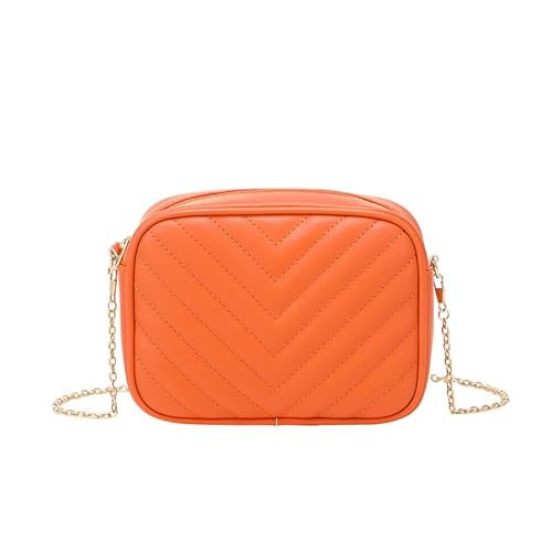 Crossbody Bags for Women Trendy Small Purse Shoulder Handbag Mini Satchel Camera Bag Snapshot Camera Pouch (orange) | Amazon (US)