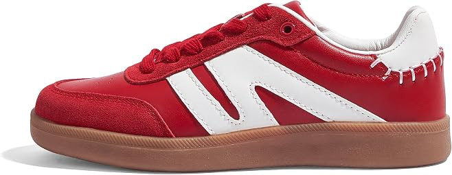 LUCKY STEP Women Retro Gum Sole Fashion Sneakers | Amazon (US)