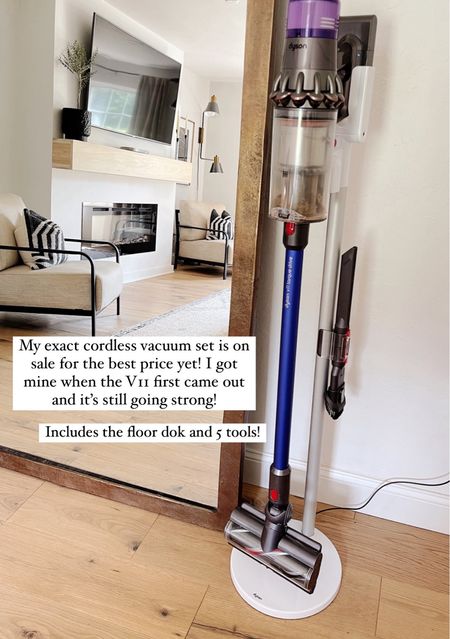 I love my Dyson V11 cordless vacuum. I have been using the Dyson cordless vacuum for years! I use it on my rugs, hardwood floors, mattress, and furniture. 

#LTKFamily #LTKHome #LTKSaleAlert