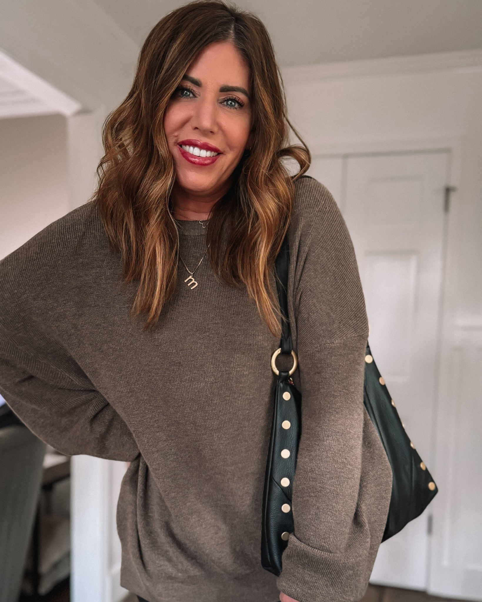 This sweater is super lightweight and cozy with drop shoulders that feel like a hug. Perfect for chilly days and great quality.
It is a wool blend, comes in several colors, and I sized up to a large to allow for more length for leggings

#LTKMidsize #LTKOver40 #LTKgrwm