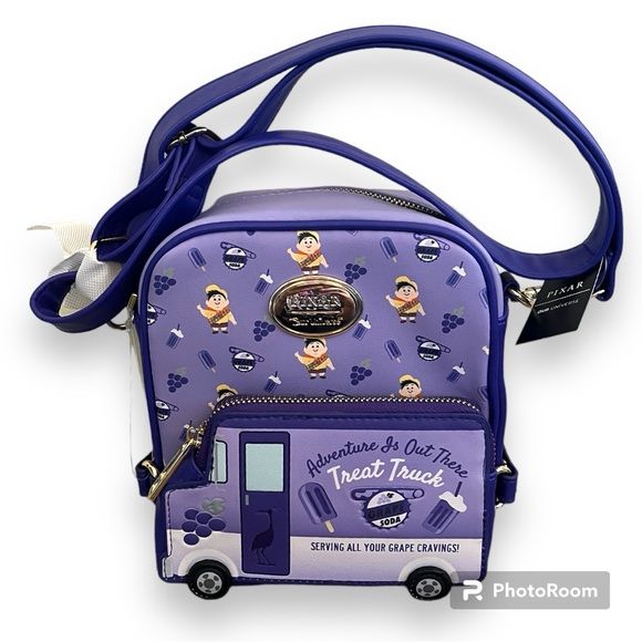 Our Universe Disney Pixar Up Food Truck Allover Print Crossbody Bag | Poshmark