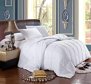 Royal Hotel Comforter White Down Alternative - King Quilted Duvet Insert - Hypoallergenic All-Season | Amazon (US)