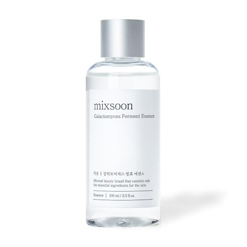 mixsoon Galactomyces Ferment Essence - Deep Moisture, Tone Clarifying Essence to Smooth Skin for Dull, Uneven Skin - Korean Skincare for Glass Skin - Vegan (3.38 fl.oz / 100ml) | Amazon (US)