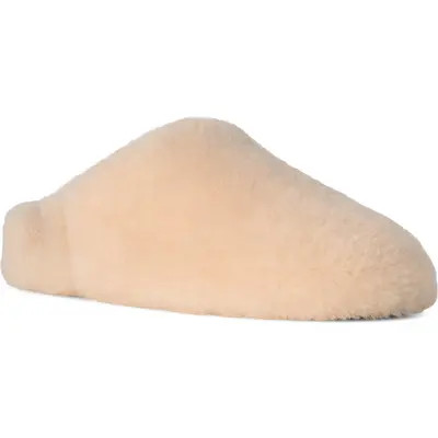 UGG(r) Elea Fluffed Genuine Shearling Slip-On in Natural at Nordstrom, Size 10 | Nordstrom