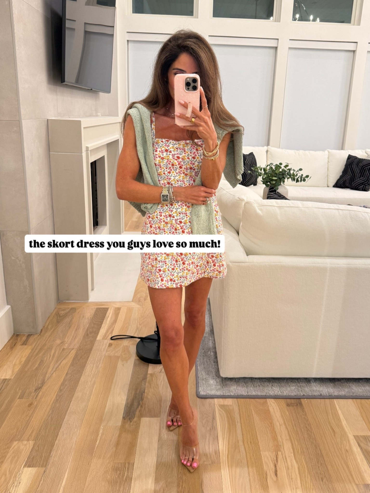 Skort dress size xxsp cardigan xxs