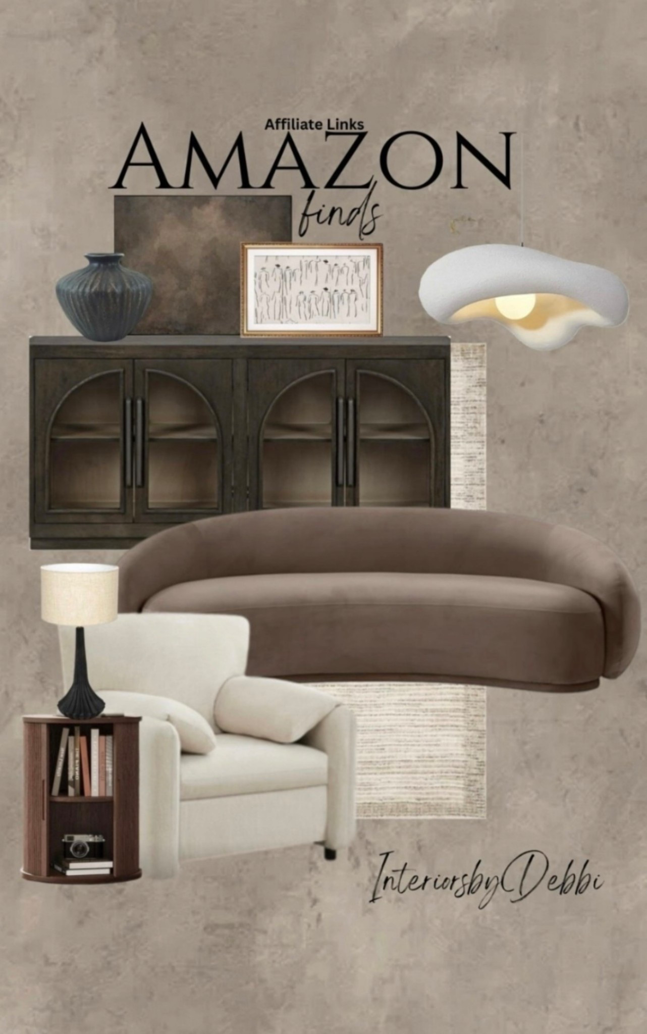 Amazon Finds
Console table, brown sofa, accent chair, area rug, side table, lamp, framed art, 

transitional home, modern decor, amazon find, amazon home, target home decor, mcgee and co, studio mcgee, amazon must have, pottery barn, Walmart finds, affordable decor, home styling, budget friendly, accessories, neutral decor, home finds, new arrival, coming soon, sale alert, high end look for less, Amazon favorites, Target finds, cozy, modern, earthy, transitional, luxe, romantic, home decor, budget friendly decor, Amazon decor #amazonhome

#LTKHome #LTKSeasonal