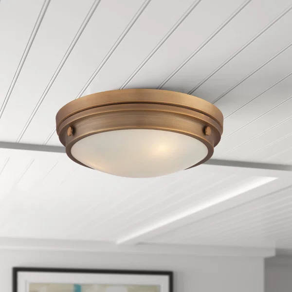 Alastair 3 - Light 15" Simple Bowl Flush Mount | Wayfair North America