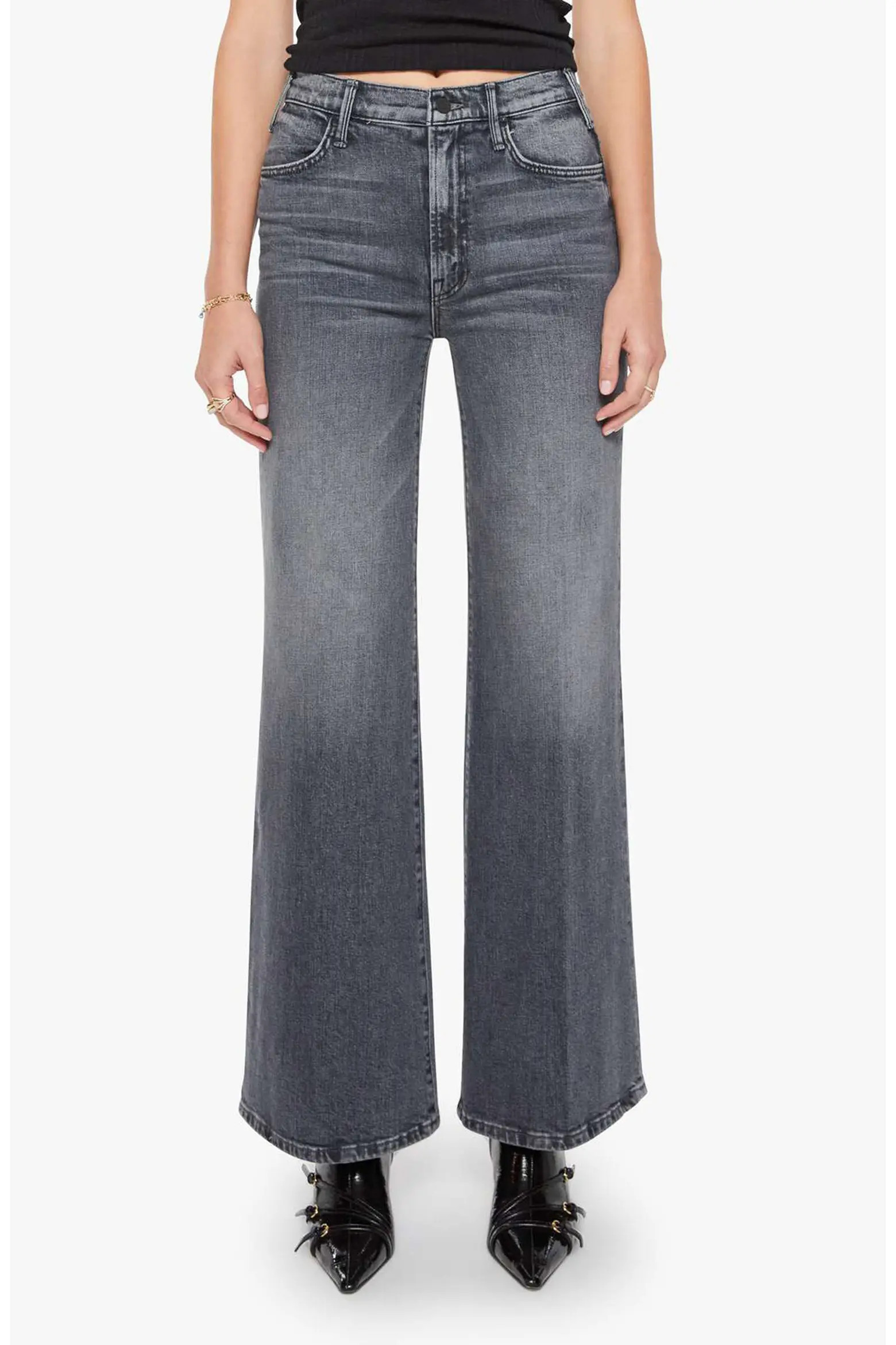 The Hustler Roller High Waist Wide Leg Jeans (Women) | Nordstrom | Nordstrom