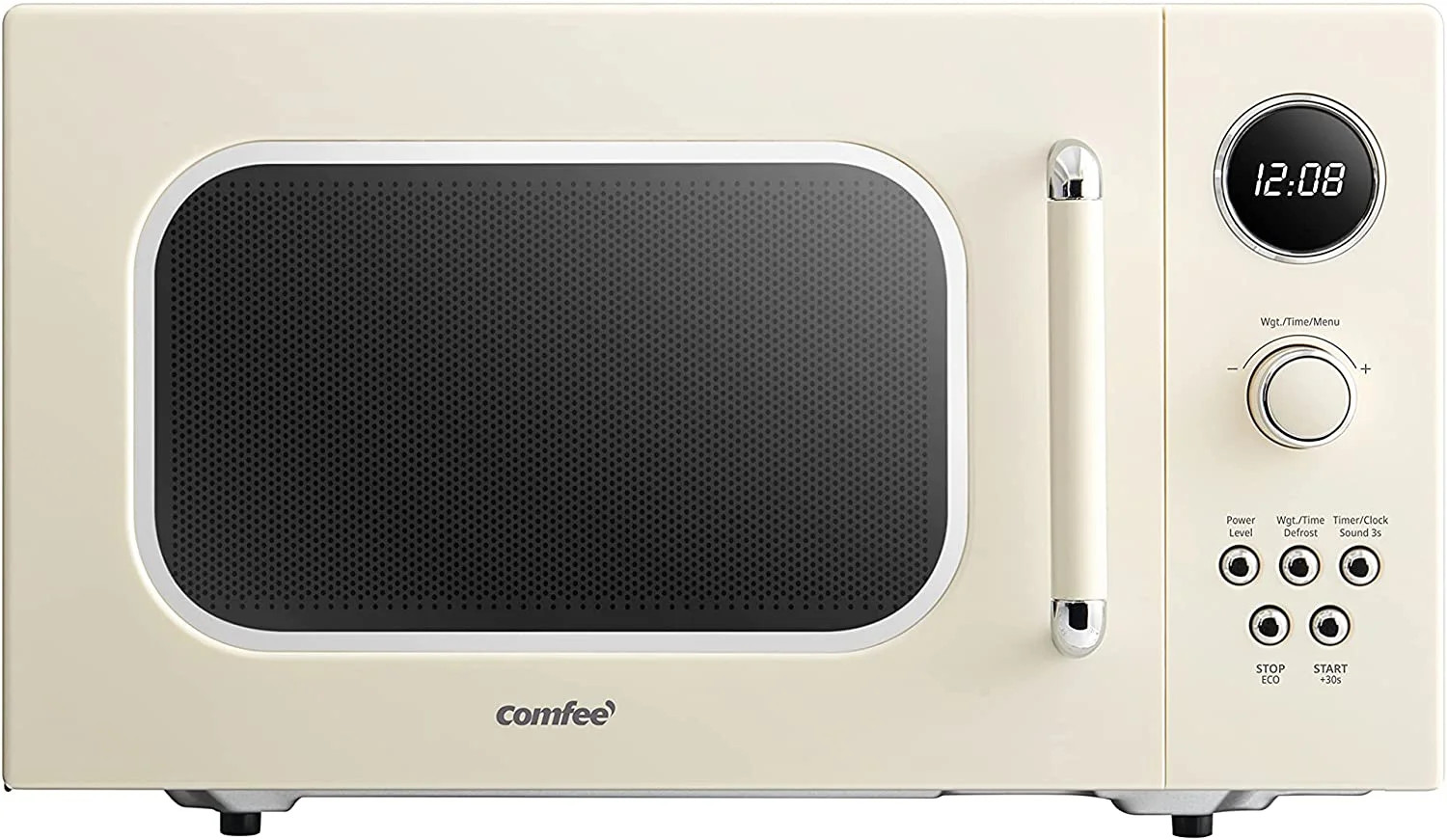 COMFEE' CM-M092AAT Retro Microwave with 9 Preset Programs 0.9 cu.ft, 900W, (Apricot) - Walmart.co... | Walmart (US)