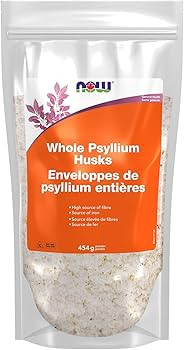 NOW Supplements, Whole Psyllium Husks, Non-GMO Project Verified, Soluble Fibre, 454g | Amazon (CA)