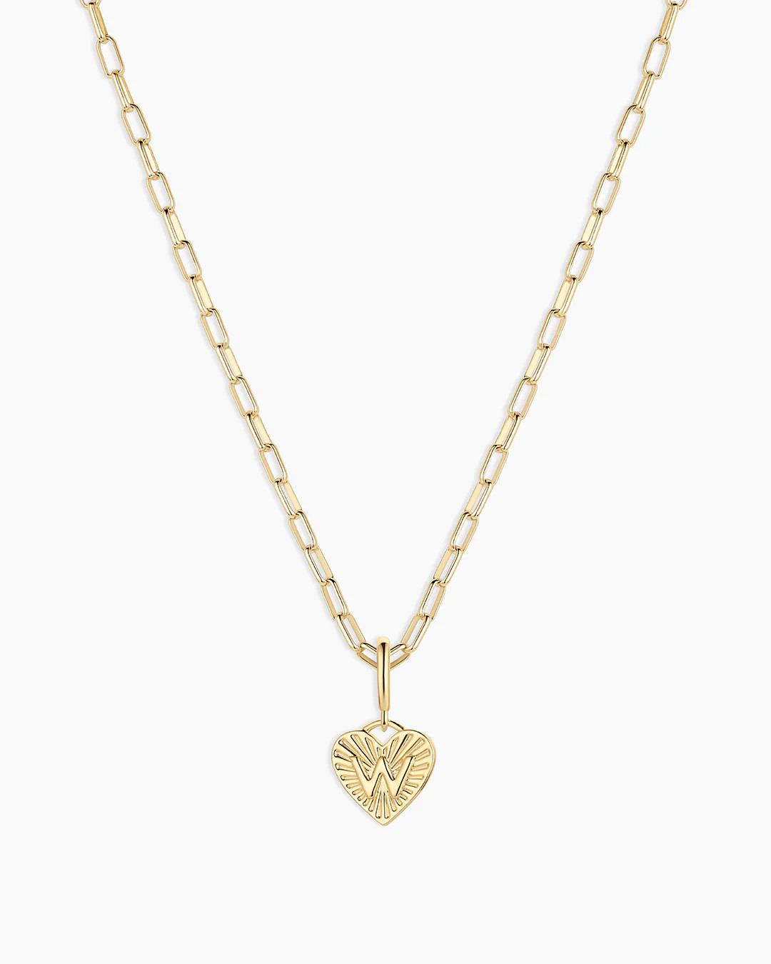 Vintage Heart Alphabet Charm Necklace | gorjana