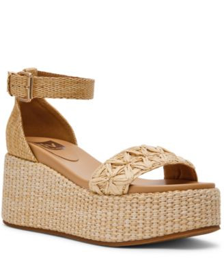 Dv Dolce Vita Women's Alumina Espadrille Wedge Sandals - Toffee | Macy's