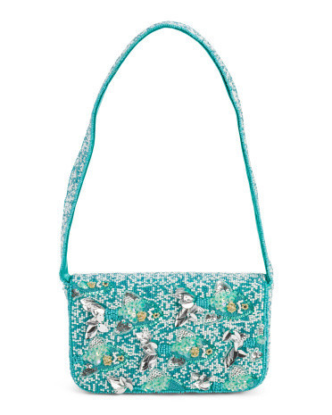 Beaded Sardine Shoulder Bag for Women | Leather | Marshalls