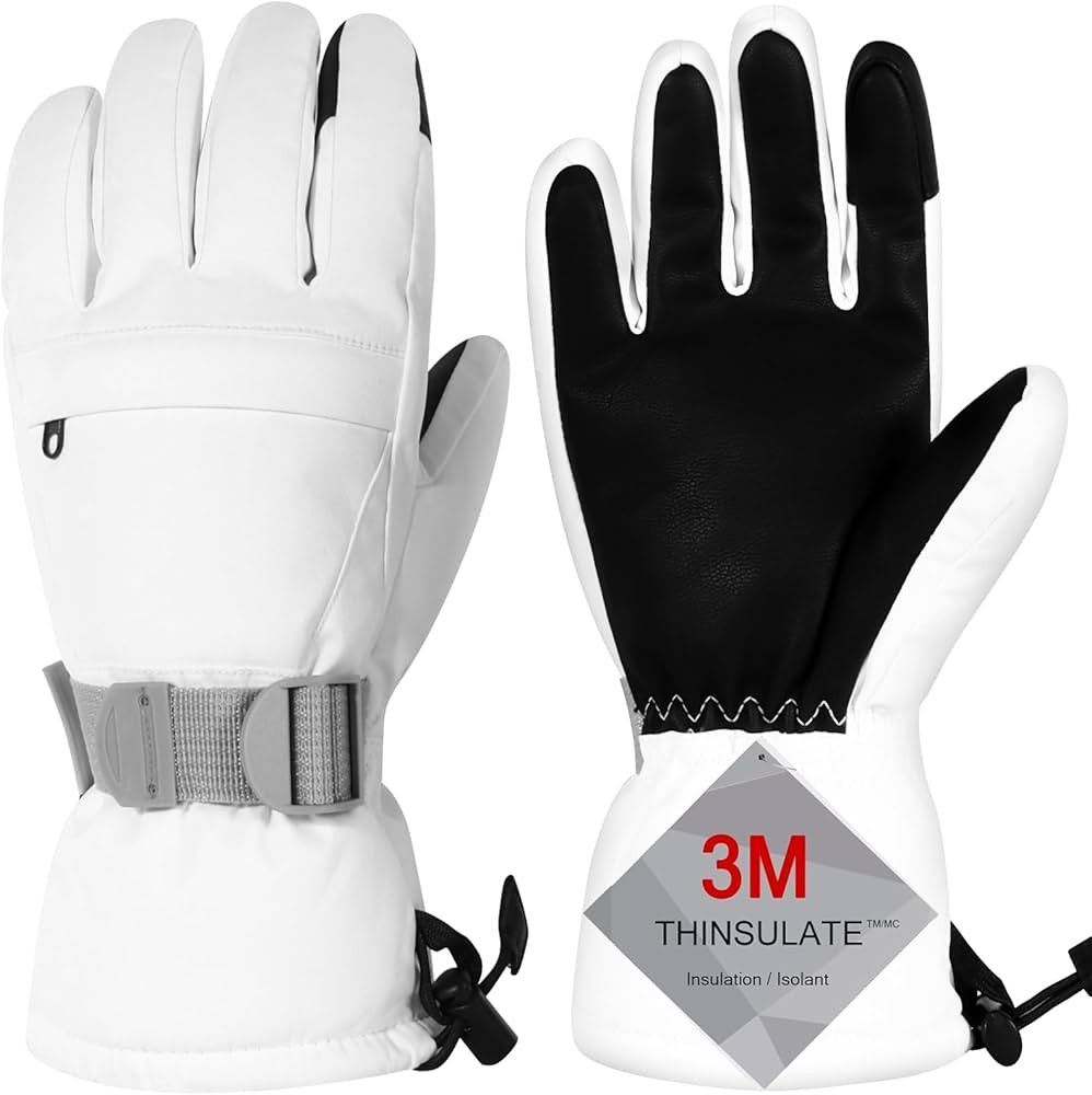 Ski Gloves, Warmest Waterproof and Breathable Snow Gloves for Cold Weather, Fits Both Men & Women... | Amazon (US)