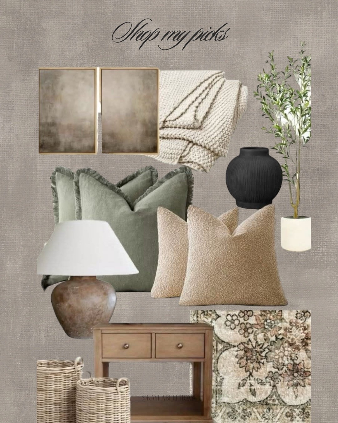 Some of my favorite neutral home finds — timeless pieces in soft, warm tones that make any space feel cozy, elevated, and easy to style. Perfect for creating a calm, neutral home aesthetic.

#LTKU #LTKFindsUnder100 #LTKHome