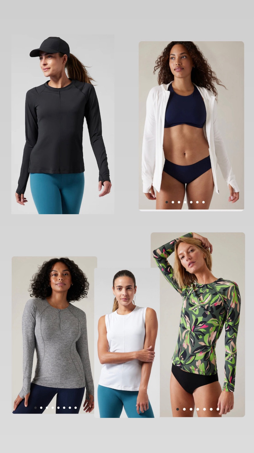 If you’re an outdoor athlete, you’re going to want to check out Athleta’s UPF sun safe clothing! They have a variety of options with soft, breathable & comfortable materials. You’re going to want to add a few of these to your wardrobe in 2024! #athleta #sunsafe #upf #upfclothing 

#LTKfindsunder100 #LTKfitness #LTKSeasonal