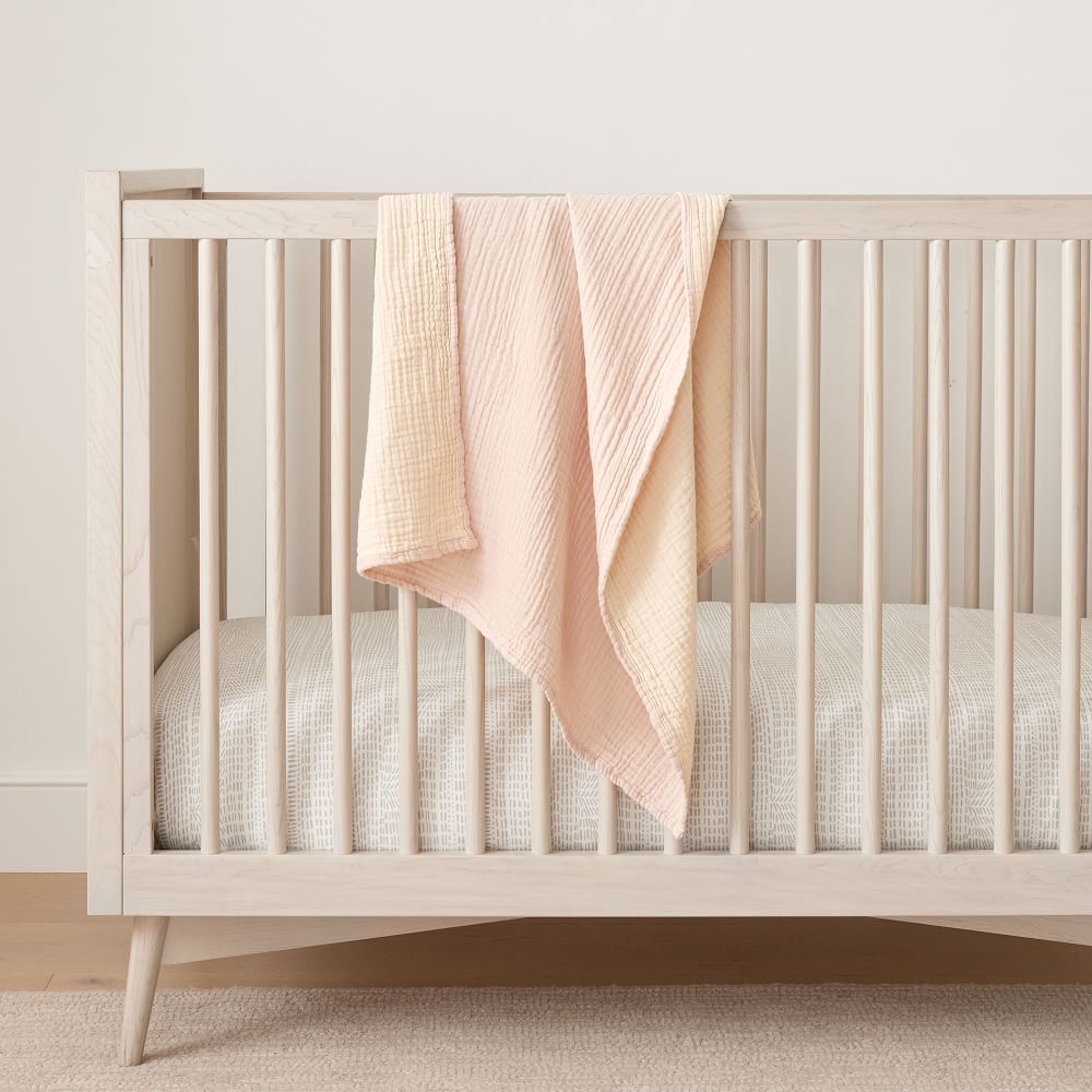 Reversible Gauze Baby Blanket | West Elm (US)