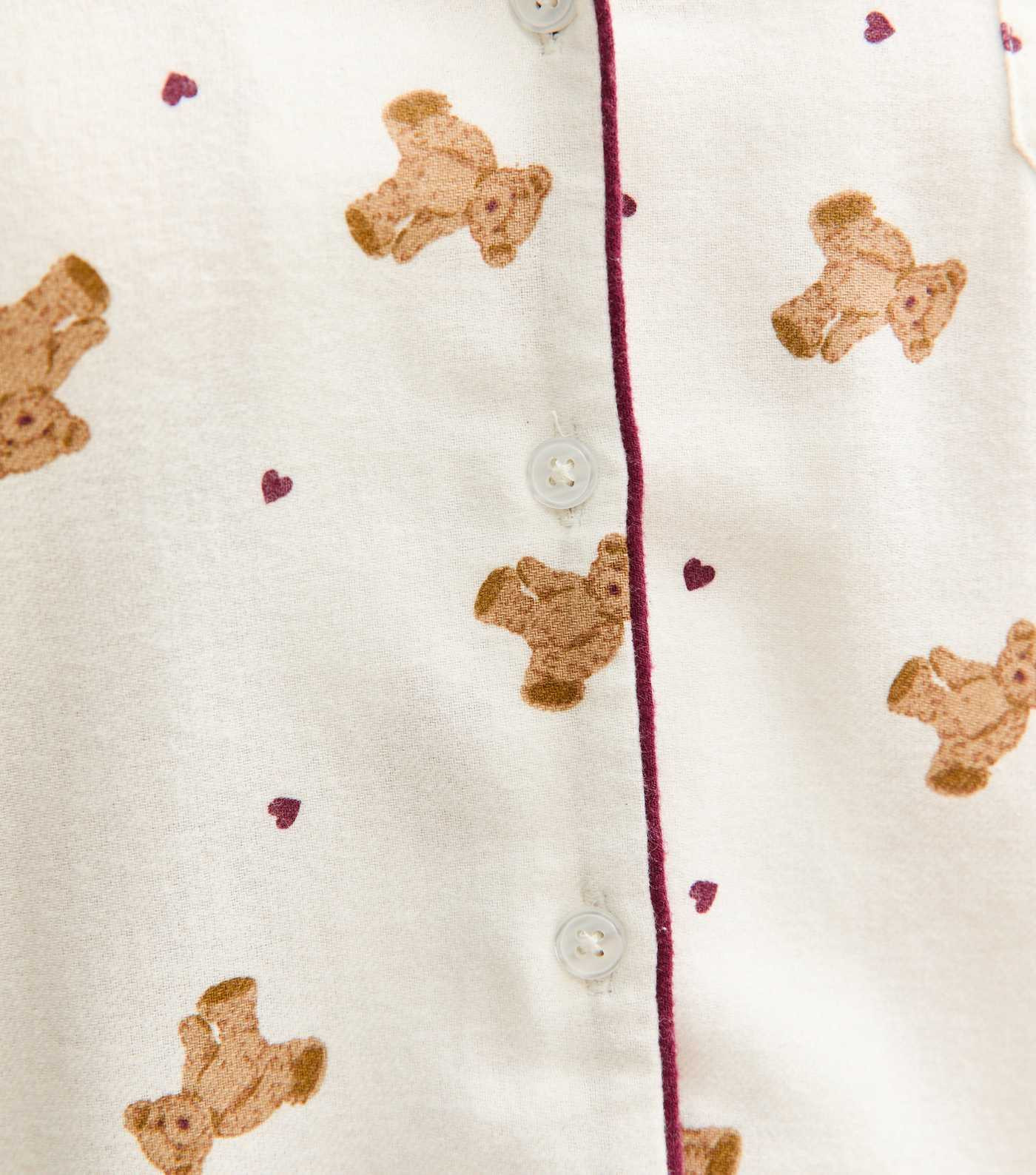 Cream Teddy Long Sleeve Shirt and Trousers Pyjama Set | New Look | New Look (UK)