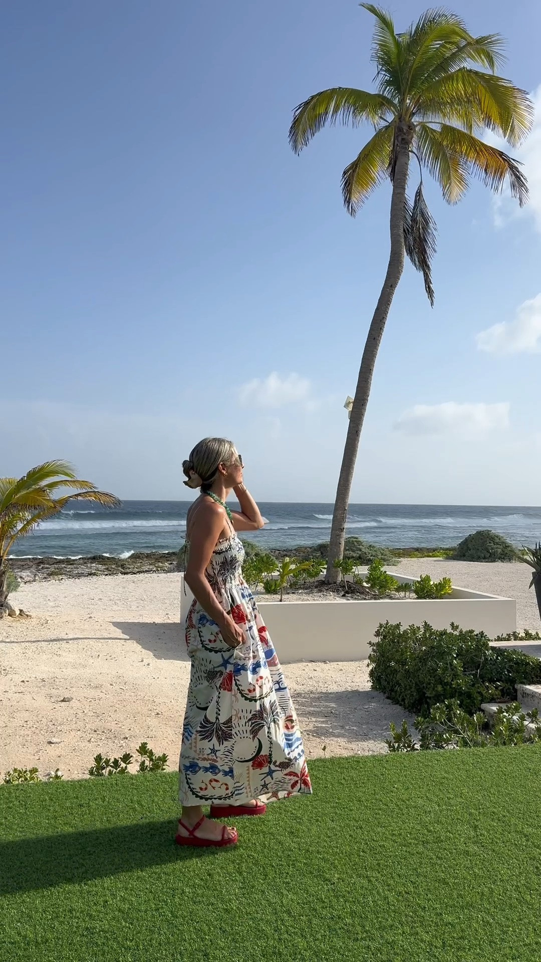 Z supply in Grand Cayman for the win! Absolutely loving this dress and it is perfect for the beach! Wearing an XS! Paired with this chunky bubble necklace from Amazon and Red Platform Crocs! TTS for the shoes! These are SO good!

#LTKOver40 #LTKPetite #LTKootd