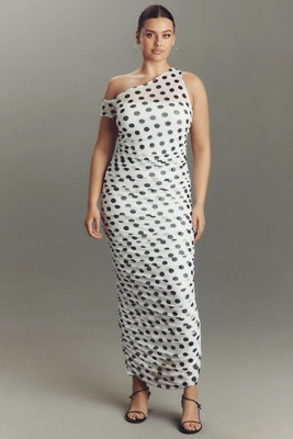 AFRM Biona Plus Slim Mesh Maxi Dress | Anthropologie (US)