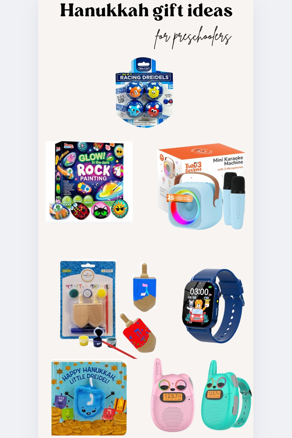 Hanukkah gift ideas 

#LTKHoliday #LTKGiftGuide #LTKKids
