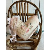 Prayer Heart Pillow, Affirmation Every Day Is A Gift Mini Inspiration Pillow | Etsy (US)