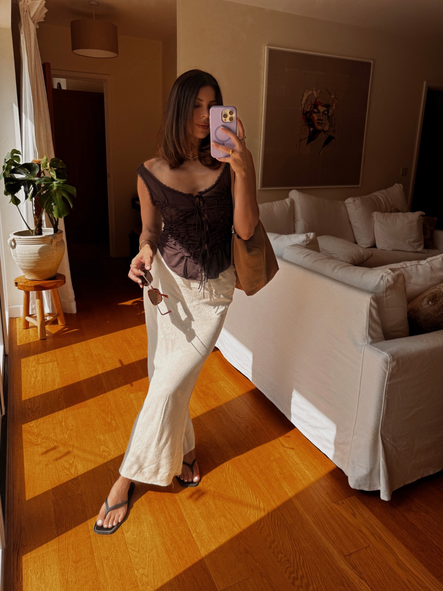 Summer outfit , gypsy top , maxi skirt , outfit for summer , summer looks , holiday outfit , casual outfit , suede bag 

#LTKuk #LTKsummer #LTKeurope