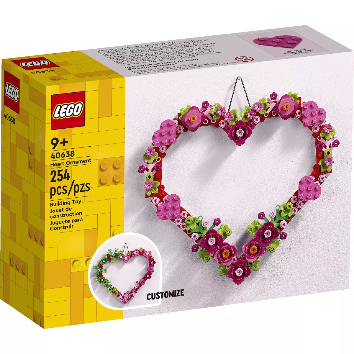 LEGO Heart Ornament 40638 | Target