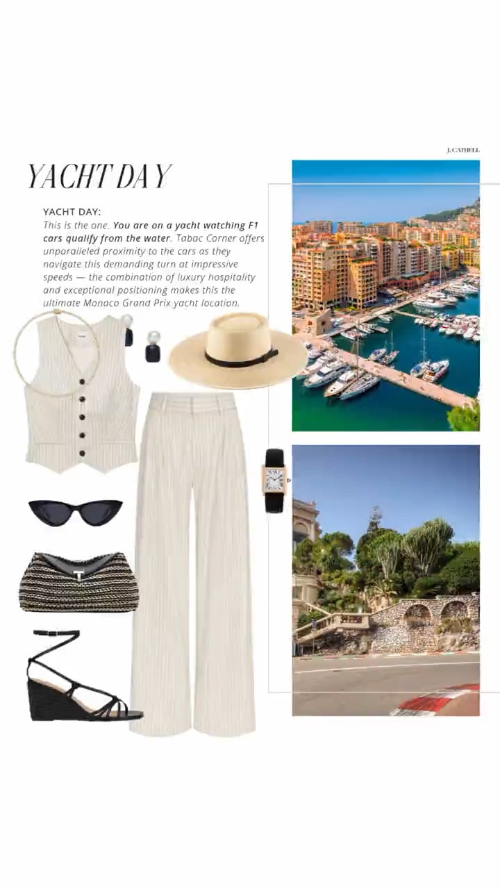 Monaco F1, but make it fashion 🏁✨

Race weekend, yacht days, beach clubs, and nights that don’t end—this is Monaco at its most iconic. From trackside moments to champagne on deck, every look needs to match the energy.

Sharing what I’d wear for it all—elevated, effortless, and ready for every scene. Save this for dream trip inspo and tap to shop. 🤍#MonacoGP #F1Style #LuxuryTravel #EuroSummer #ResortStyle #LTKFinds
 

 

#LTKTravel #LTKootd #LTKOver40 #LTKTravel